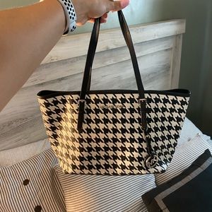 Houndstooth Michael Kors tote
